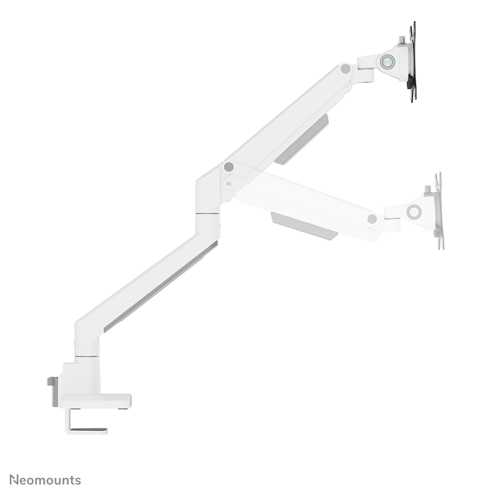 Neomounts DS70-250WH1 Braccio per monitor 17-35" - molla a gas - Topfix - 180°-stop